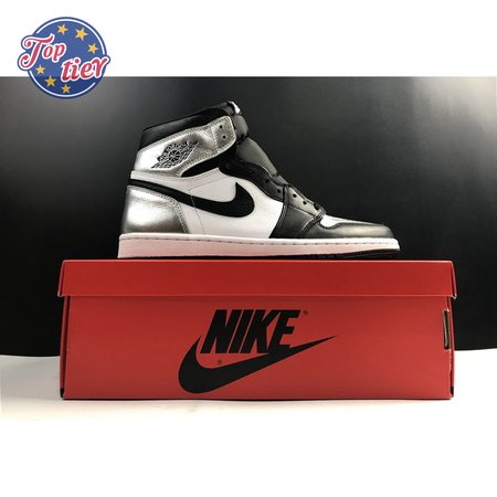 Air Jordan 1 Retro High OG White Black Silver SP36-44.5