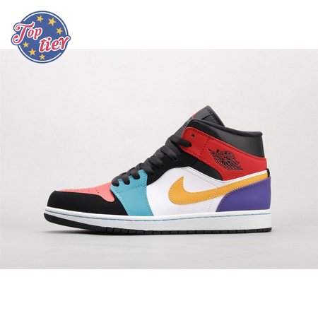 Air Jordan 1 Mid Bred Multi-Color 36-46