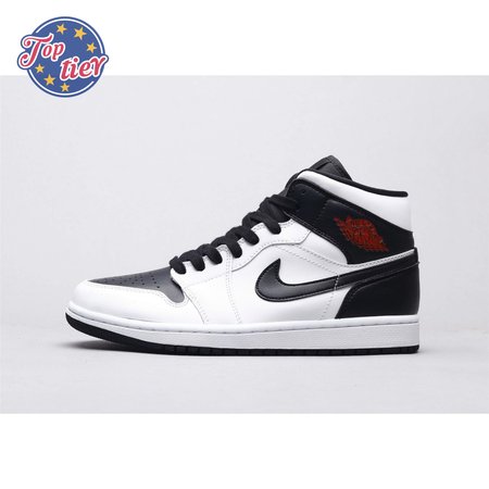 Air Jordan 1 Mid Reverse Black Toe 40-46