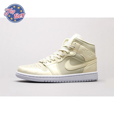 Air Jordan 1 MidGoose Feather Yellow 36-46