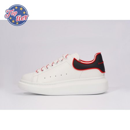 Alexander McQueen Oversized White Black Red Outline SIZE: 35-45