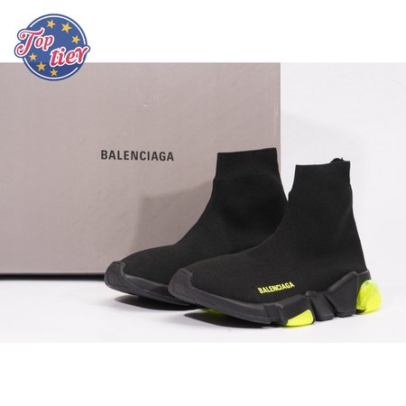 Balenciaga Speed LT SNEAKER Black Green Crystal SP36-45