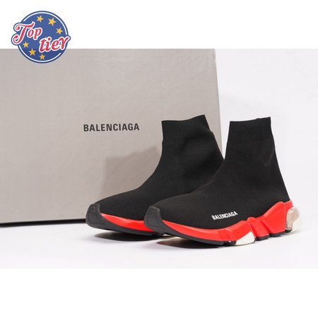 Balenciaga Speed LT SNEAKER Black Red Crystal SP36-45