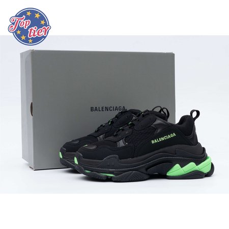 Balenciaga Triple S Black Fluo Green SIZE: 35-45