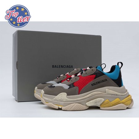 Balenciaga Triple S Grey Red Blue (2018 Reissue) SIZE: 35-45