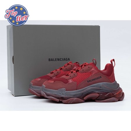 Balenciaga Triple S Burgundy Red 35-45