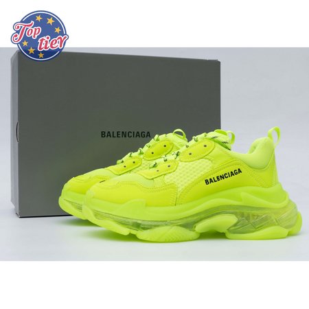 Balenciaga Triple S Clear Sole Fluo Yellow (W) 35-45