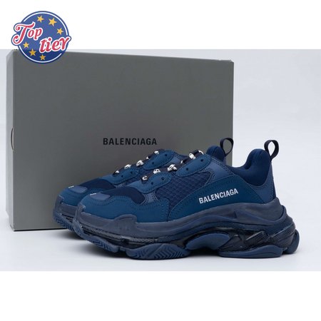 Balenciaga Triple S Clear Sole Navy 35-45