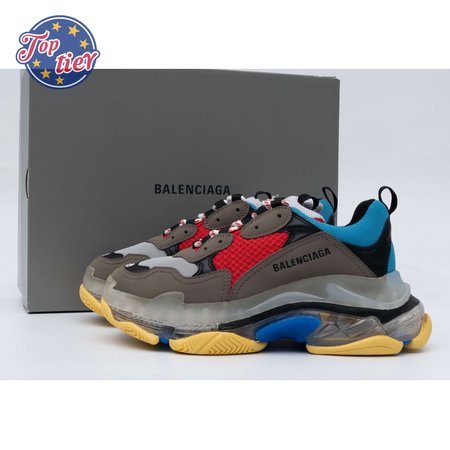 Balenciaga Triple S Grey Red Blue 35-45