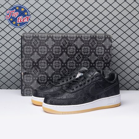 Nike Fragment X CLOT x Air Force 1 (Black) CZ3986-001 36-46