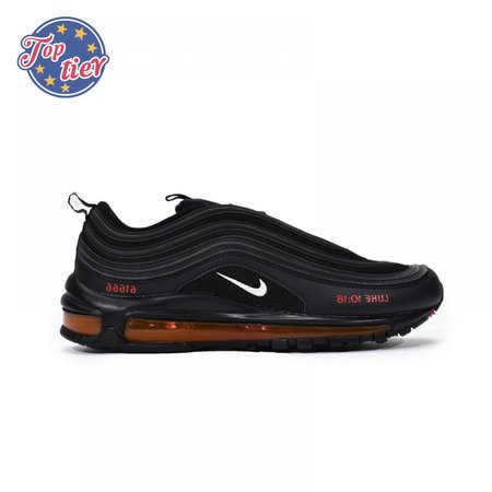 Cheap MSCHF x INRI x Nike Air Max 97 Black White Red Size 36-45