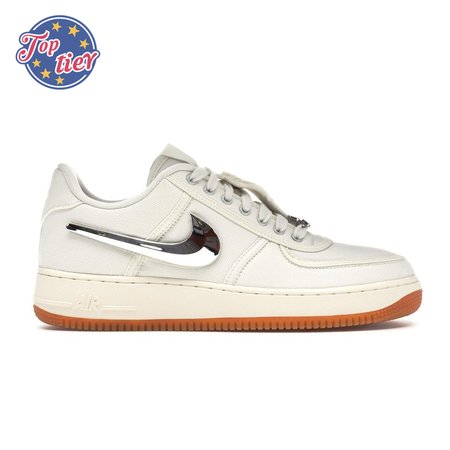 Travis Scott x Air Force 1 'Sail' Size 36-46