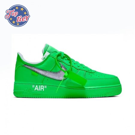 Nike Air Force 1 Low Off-White Light Green Spark Size 36-47.5