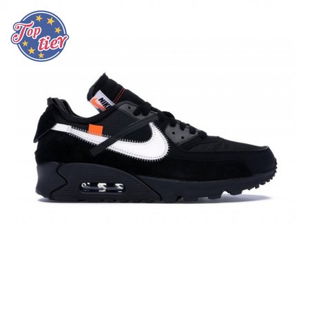 Off-White x Air Max 90 'Black' Size 36-46