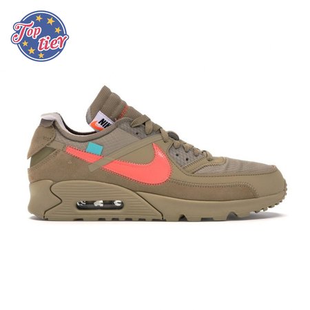 Off-White x Air Max 90 'Desert Ore' Size 36-46