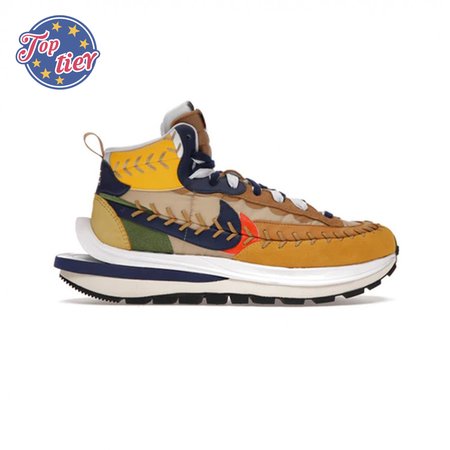 Nike Vaporwaffle sacai Jean Paul Gaultier Sesame Blue Size 36-45