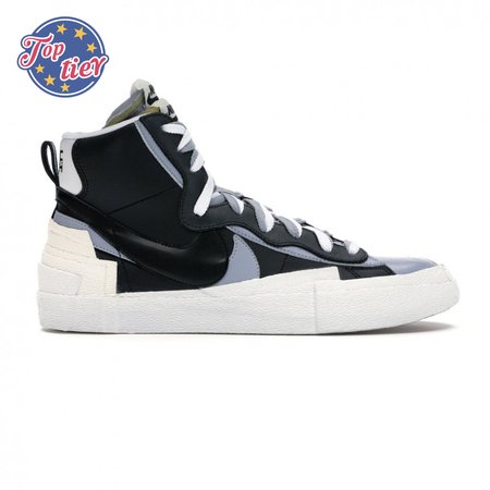 Sacai x Blazer Mid 'Black Grey' Size 36-46