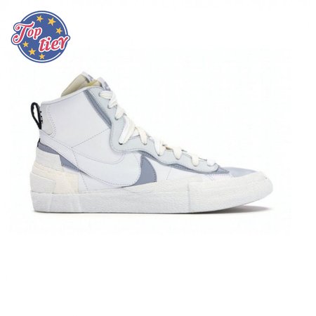 Sacai x Blazer Mid 'White Grey' Size 40-47.5