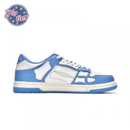 AMIRI Skel Top Low Whtie Blue Size 40-46