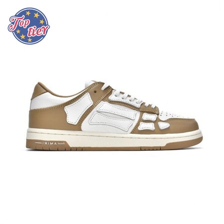 AMIRI Skel Top Low Whtie Brown Size 40-46