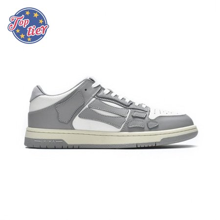 AMIRI Skel Top Low Whtie Grey Size 40-46