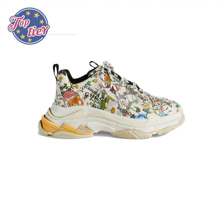 Gucci x Balenciaga The Hacker Project Triple S Flora Print Size 35-45