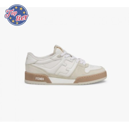 Fendidi Match Women's white suede low top shoes Size 35-45