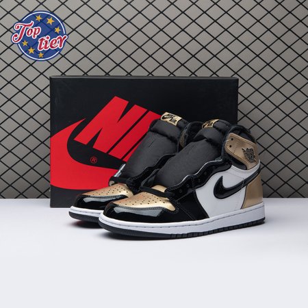 Jordan 1 Retro High NRG Patent Gold Toe Size 40-47.5