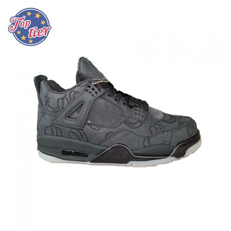 KAWS x Air Jordan 4 Retro 'Black' Size 40-47.5