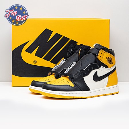 Air Jordan 1 High OG Yellow Toe Size 36-46