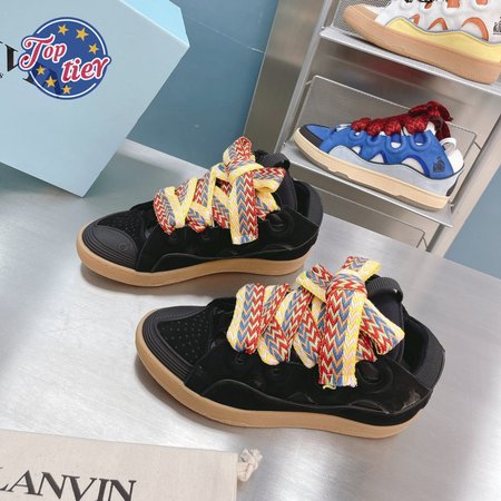 LANVIN Curb sneakers black DRA2-A2010 Size 35-45