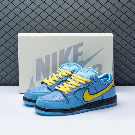 Nike SB Dunk Powerpuff Girls x Nike SB Dunk Low "Bubbles" Blue Chill FZ8320-400 Size 36-48