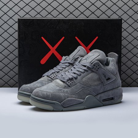 KAWS x Air Jordan 4 Retro 'Cool Grey' Size 40-47.5