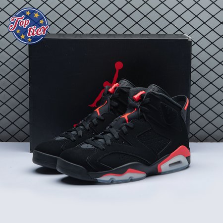 Jordan 6 Retro Black 'Infrared' 384664 060 Size 40-47.5