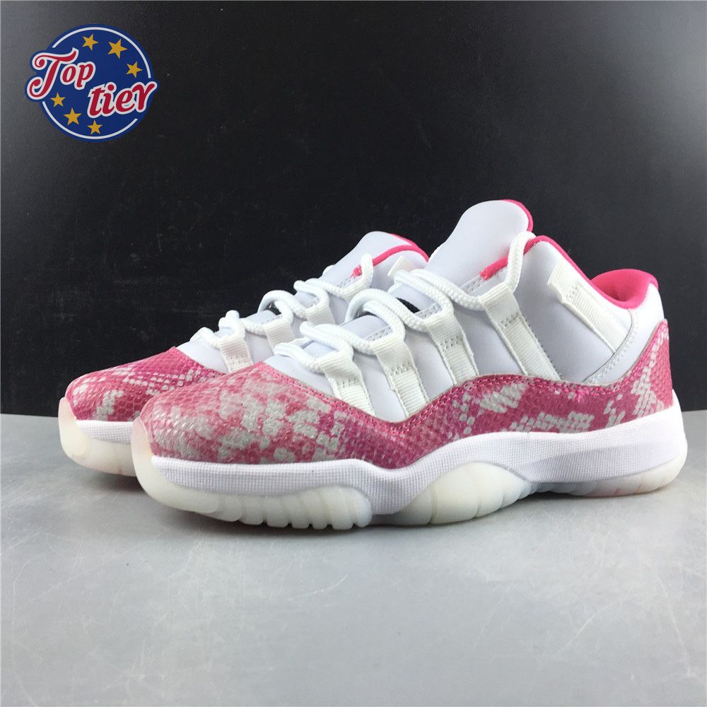 Jordan 11 Retro Low Pink Snakeskin (2019) (Women's) AH7860-106 Size 36-47.5