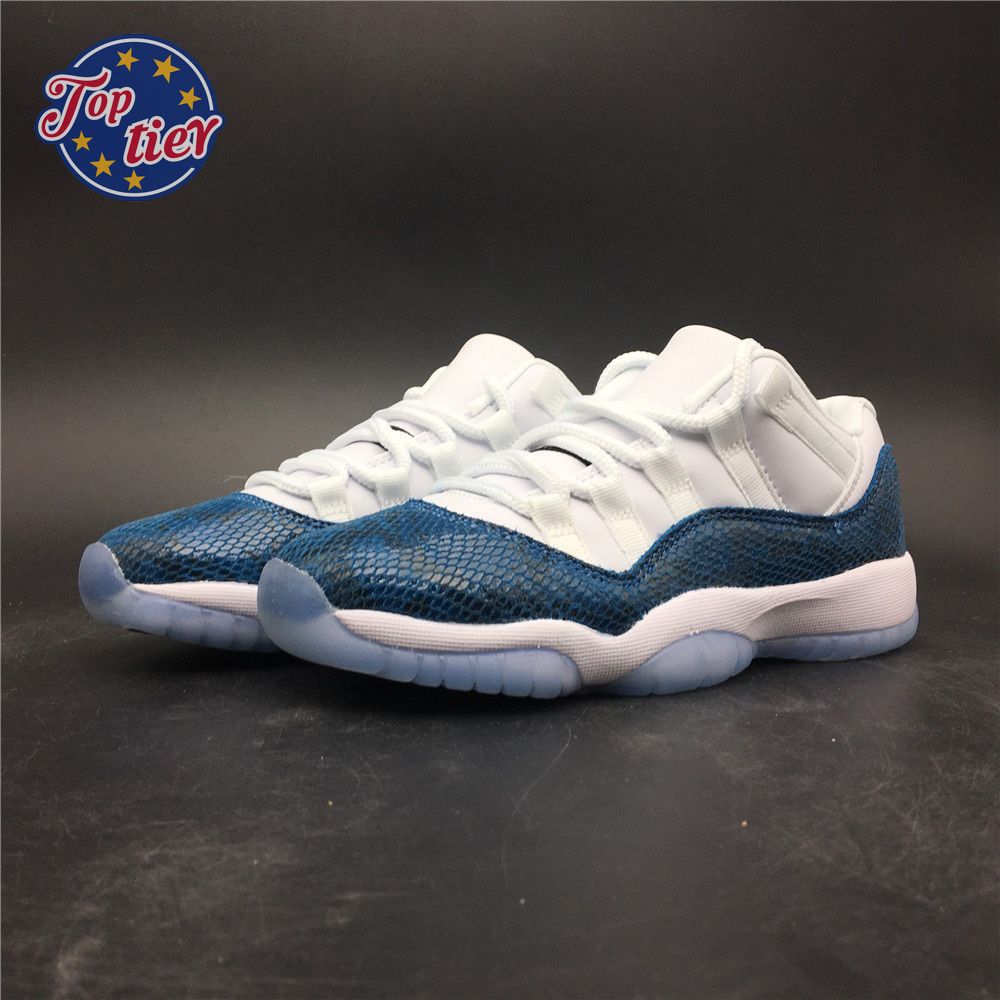 Jordan 11 Retro Low Snake Navy (2019) CD6846-102 Size 36-47.5