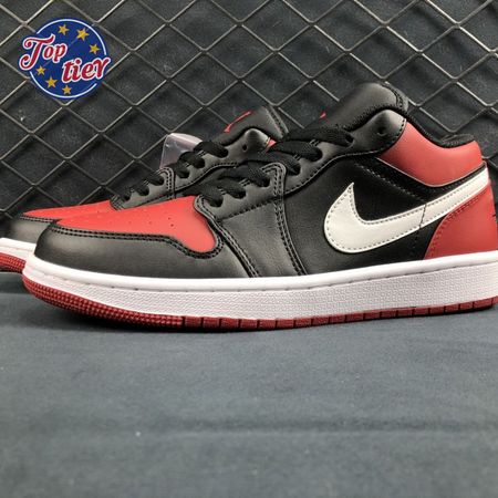 Jordan 1 Low Alternate Bred Toe 553558-066 Size 36-47.5