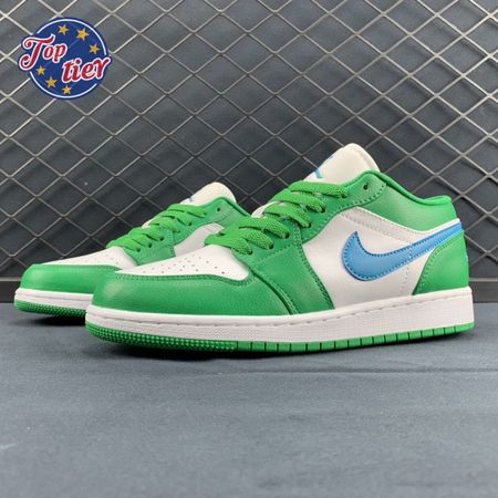 Jordan 1 Low Lucky Green Aquatone (Women's) DC0774-304 Size 36-47.5