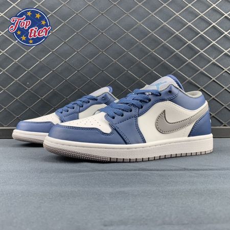 Jordan 1 Low True Blue 553558-412 Size 36-47.5