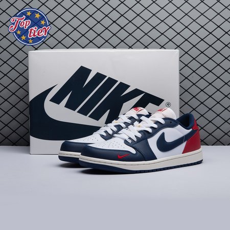 Air Jordan 1 Low OG 'Gym Red & Midnight Navy' HQ2993-100 Unisex Size