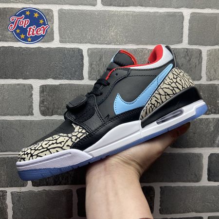 Jordan Legacy 312 Low Black Valor Blue CD7069-004