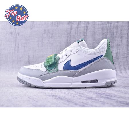 Jordan Legacy 312 Low White Pine Industrial Blue CD9054-140 Unisex Size