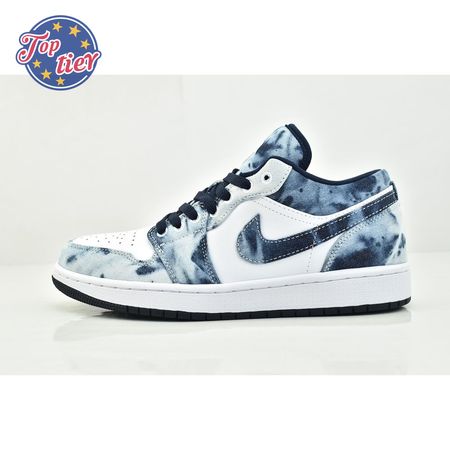 Jordan 1 Low Washed Denim CZ8455-100 Unisex Size